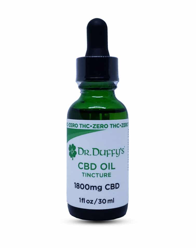 Duffy CBD Oil Tincture 1800mg THC Free