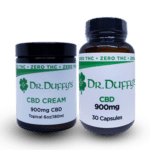 Duffycbd starter kit 900mg capsules and 900mg cream